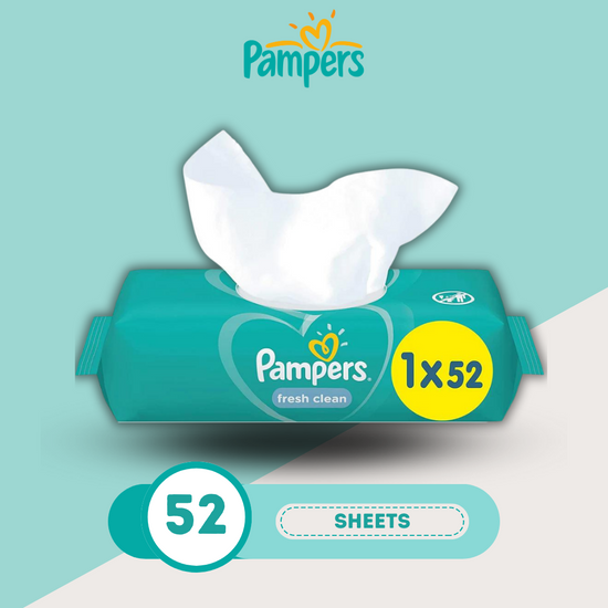 Pampers Wipes 52 sheets