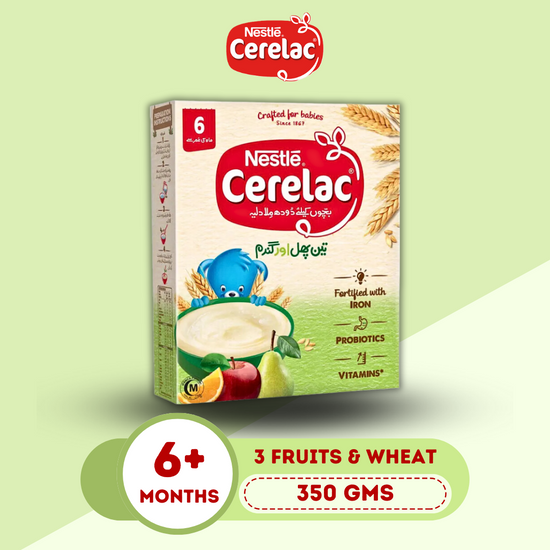 Cerelac 3 Fruits and Wheat 6+ months 350gm