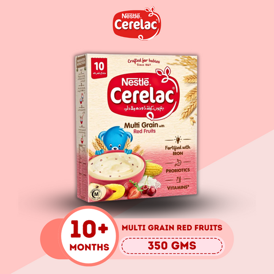 Cerelac Multigrain with red fruits 10+ MONTHS 350gm