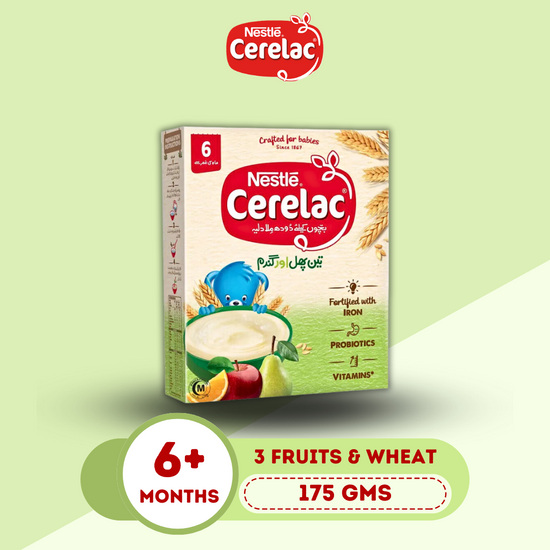 Cerelac 3 Fruits and Wheat 6+ months 175gm
