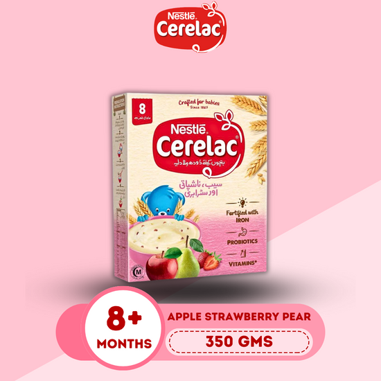 Cerelac Apple Strawberry and Pear 8+ months 175gm