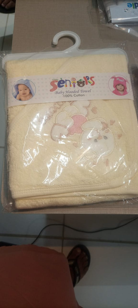 Seniors Baby Hooded Towel 100% Cotton